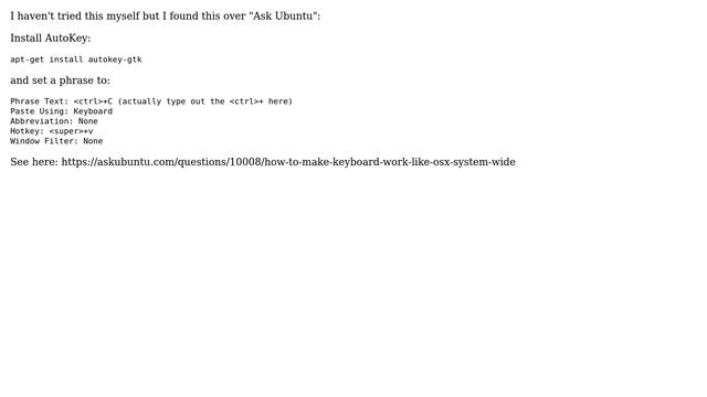 Mimicing Mac-style command/alt/control keys in Linux (2 Solutions!!)