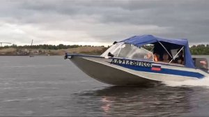 Моторная лодка Днепр после восстановления