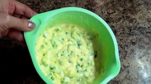 Самые ленивые и быстрые пирожки. Или оладьи с яйцом и  луком.