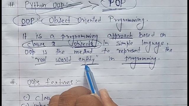 python oops concepts | Learn Coding
