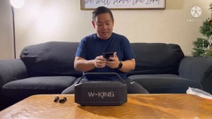 W - King D9-1 Bluetooth Speaker Unboxing + Quick Review and Demo