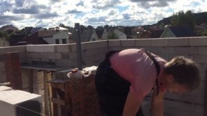 Кладка газосиликатных блоков на клей