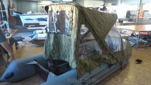 Установка тента-трансформер комби