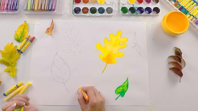 Урок № 5 для детей. Как нарисовать поэтапно осеннее настроение ? Lesson 5. Drawing autumn смотреть онлайн