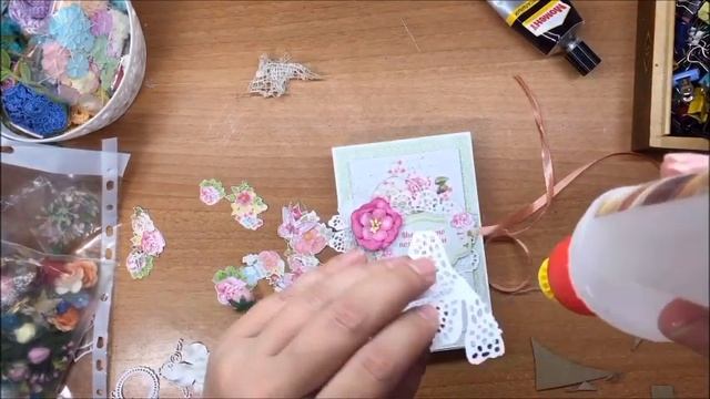 Подарочная коробочка/ Мастер класс/ Скрапбукинг/ Scrapbooking