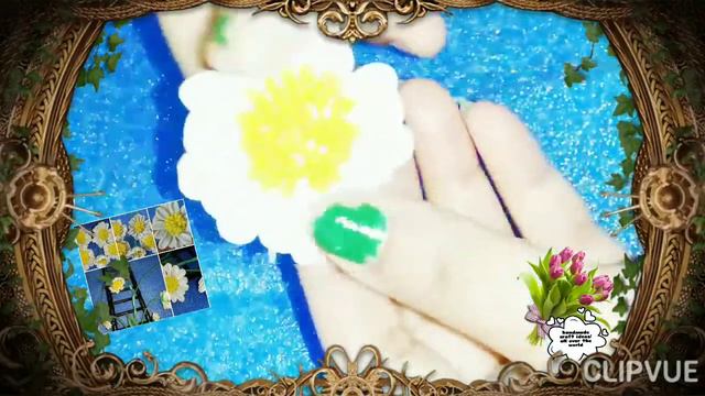 Polymerclay daisy flower tutorial/fimo brilliant tutorial craft ideas(Italian dough)homemadeclay