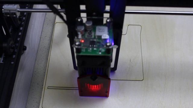 Резка фанеры 3 мм на станке ATOMSTACK A5 30W