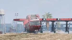 What Happens If You Drop Construction Trucks Into A Pool - BeamNG.Drive