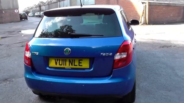 2011 Skoda Fabia vRS 1.4l VU11NLE Race Blue Metallic at Beadles Skoda Maidstone