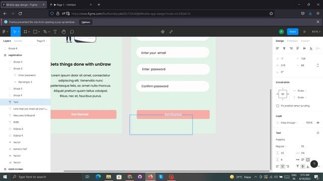 Figma Mobile App Design