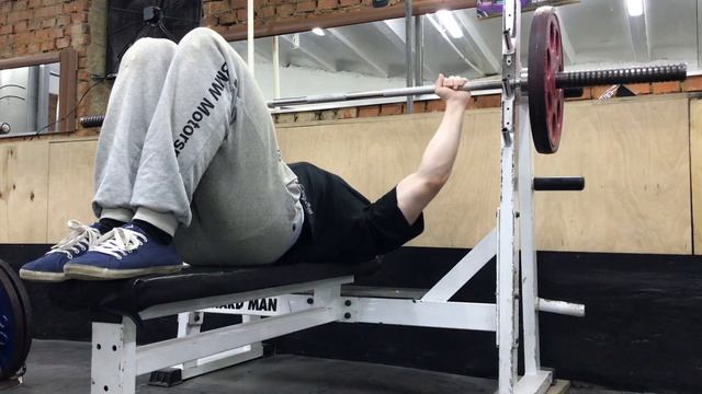 Жим лёжа. 70 кг. Тренировка 2 смотреть онлайн