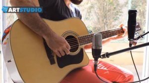 Washburn D10CEQ גיטרה אקוסטית ART STUDIO ארט סטודיו