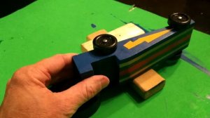 Pinewood derby - how to put the wheels on (easy)