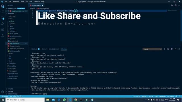 Generate .apk file from command line in flutter, Create .apk without android | Hindi\Urdu смотреть онлайн