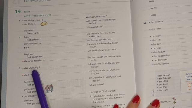 (26) Словарь немецкого Lernwortschatz Schritte PLUS NEU A1.2 _L14 _S49 смотреть онлайн