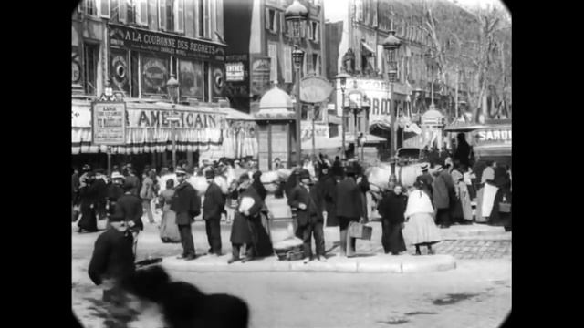 Кинохроника. Марсель, Франция, 11 апреля 1896 года. Marseille, France, April 11, 1896