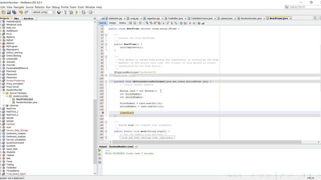 Java Tutorial - Random Number GUI application using Java swing Using Java [ With Source Code ] смотреть онлайн