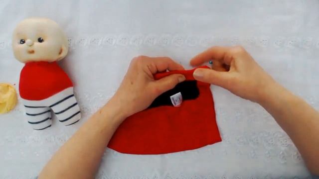 Кукла из капрона. Кукла из колгот.Кука пошагово для начинающих .Muñeca de calcetin. 1 ч
