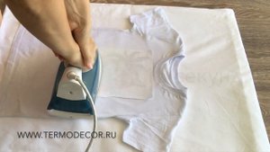 Как приклеить термонаклейку на одежду