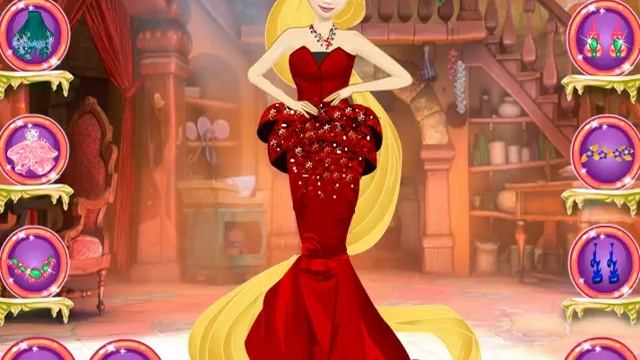 Rapunzel Ball Prep (Рапунцель собирается на бал) - прохождение игры смотреть онлайн