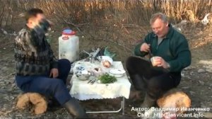 Приготовление хариуса горячего копчения в походных условиях
