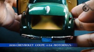 Chevrolet coupe 1939  1/24 -motormax-