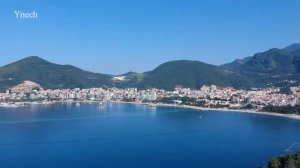 Beaches in Budva, Montenegro.(Пляжи в Будве, Черногория.)