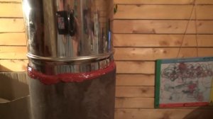 Соединение чудо печи и дымохода. Тройник своими руками.