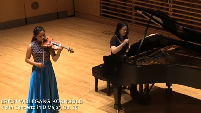 KayCee Galano plays Korngold Violin Concerto Op.35, 1st mvmt. смотреть онлайн