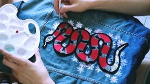 Роспись одежды | Можно ли рисовать на одежде обычной акриловой краской?