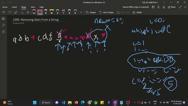 LeetCode 2390 : Removing Stars From a String || MEDIUM || JAVA || Detailed Solution смотреть онлайн