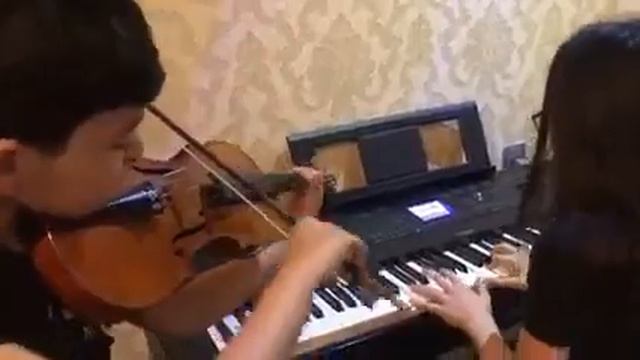 "Песня без слов"-музыка Мехрожа Мухторова-Фарид Зиялы, (Баку, Азербайджан), (преп. Нигяр Бабаева). смотреть онлайн