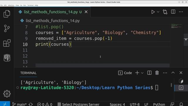 Python List Methods & Functions - Learn Python Series 14