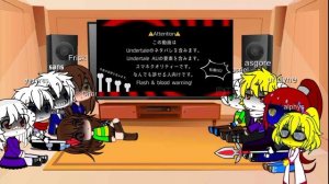 Undertale reacts to Dust Sans memes