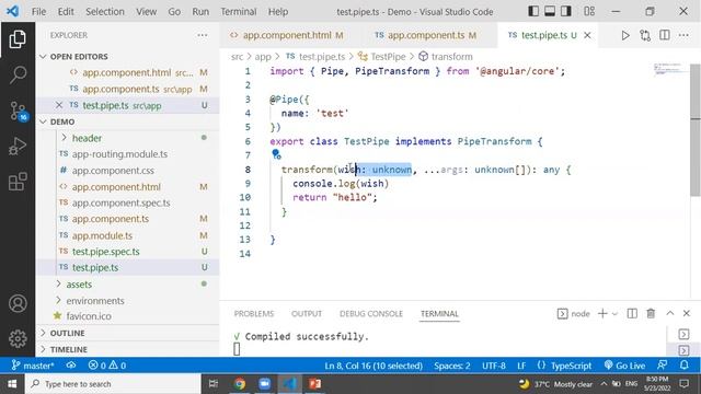 Custom Pipes in in Angular |create custom pipes in angular | pipes in angular | Angular tutorials смотреть онлайн