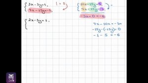 15784 Решение систем линейных уравнений методом умножения и вычитания рус