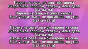 Аня Покров - Парень из села (текст песни)