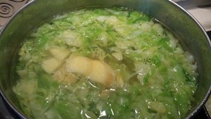 Постные щи из свежей капусты