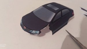 Автомобиль Geely из бумаги! Сборка и обзор китайского автомобиля!