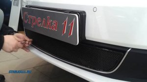 Защита радиатора Premium для VOLKSWAGEN JETTA6 (Черная) - strelka11.ru