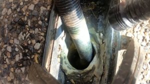 Blocked Drain 66 (Removing concrete slurry)