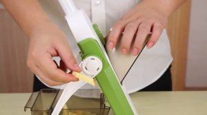 How to use ONCE FOR ALL Rapid-prep Mandoline Vegetable Slicer