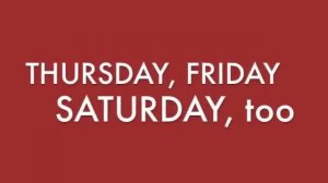 Days of the Week Song