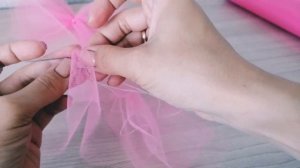 Любимый бант из фатина / favorite lush bow made of tulle