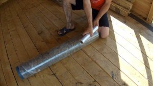 Дешевый аналог пластиковой трубы для столбчатого фундамента из рубероида.