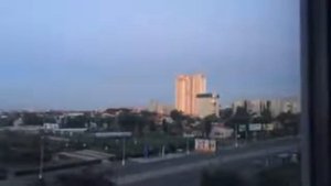 28.07.14 Луганск Бомбежка в 25-этажный дом возле СБУ