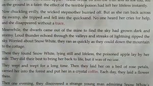 class 6,lesson-3,Snow White and the Seven Dwarf (part -2) mittsure/NCERT by Mukesh soni