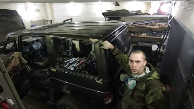 Замена крыши уаз