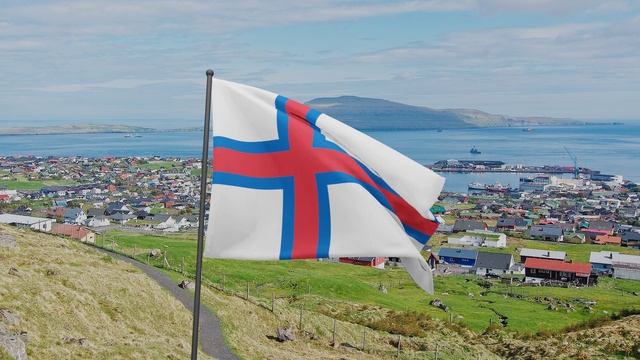 Флаг Фарерских островов (Дания)