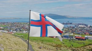 Флаг Фарерских островов (Дания)